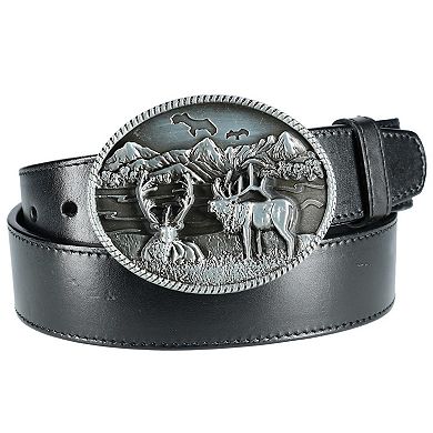 Ctm Scenic Elk Belt Buckle