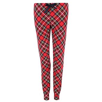 Women's Christmas Plaid Jogger Pants