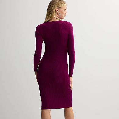 Women's Nine West Crewneck Sweater Dress