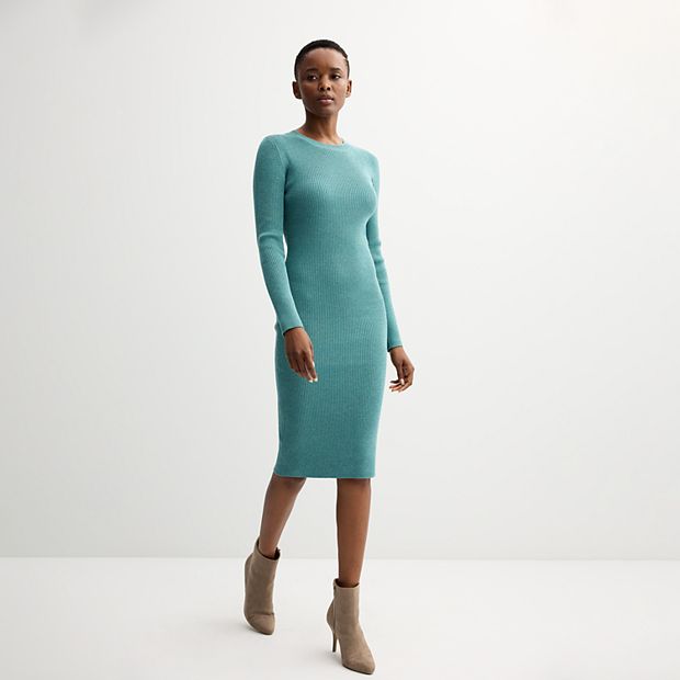 Nine west cable knit sweater dress best sale