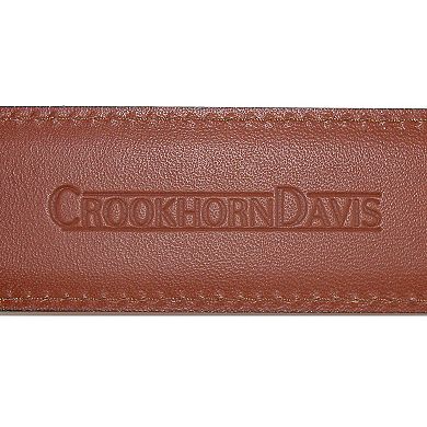 Crookhorndavis Men's Ciga Smooth 32mm Calfskin Leather Dress Belt
