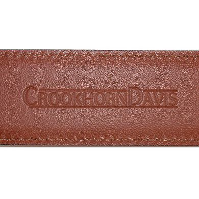Crookhorndavis Men's Ciga Smooth 32mm Calfskin Leather Dress Belt