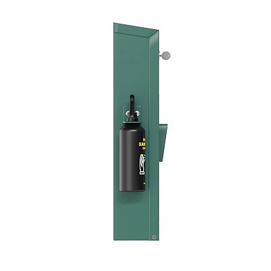 Emma and Oliver Kirk Locking Dog Waste Bag Dispenser with Glow in the Dark Sign