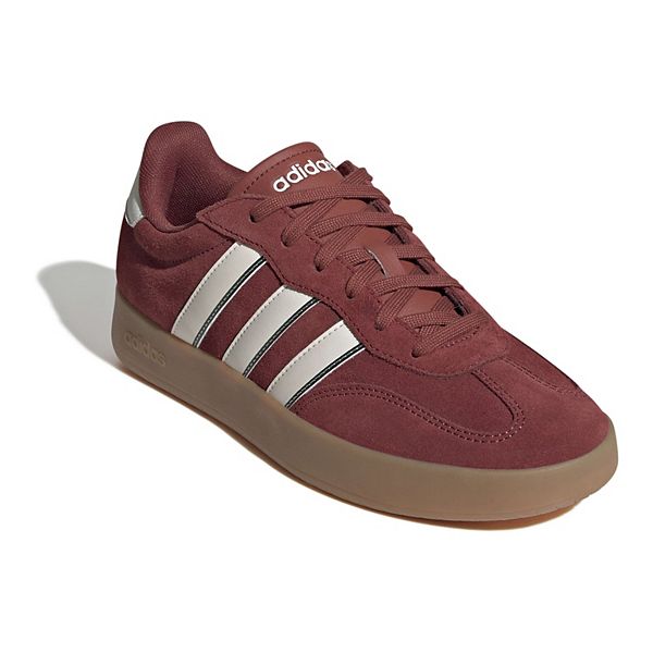 adidas Barreda Men's Sportswear Shoes - Ruby Off White Green (9)
