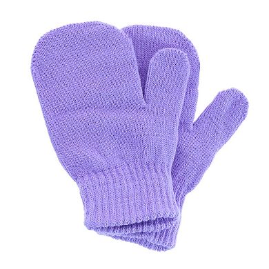 Toddler 2-4 Pattern And Solid Winter Mittens By Connex Gear (pack Of 2)