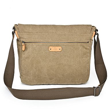 Tsd Brand Valley River Leather Messenger