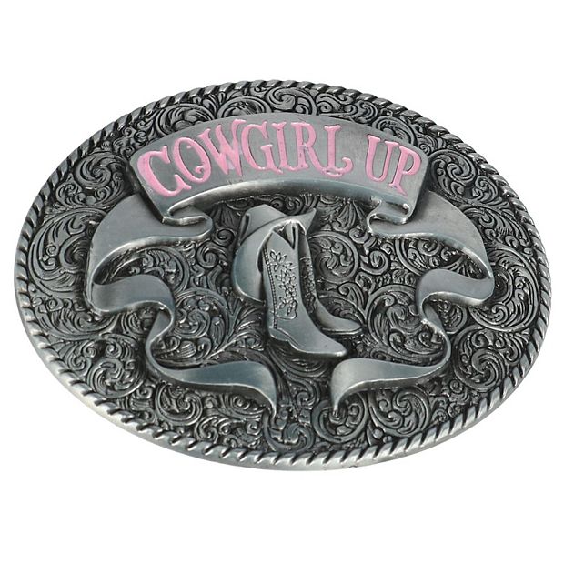 Ctm Cowgirl Up Belt Buckle With Boots display picture 3