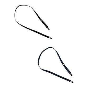 CTM Kids' Elastic 1/2 Inch One Piece Adjustable Mitten Clips (2 Pack)