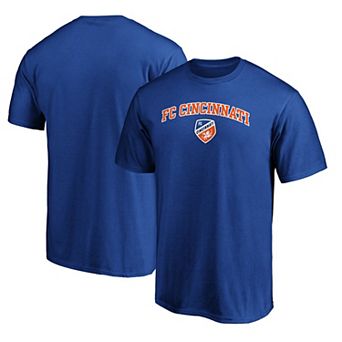 Men's Fanatics Branded Blue FC Cincinnati Heart & Soul T-Shirt