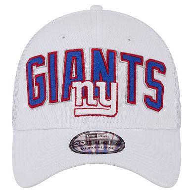 Men's New Era White New York Giants Breakers 39THIRTY Flex Hat