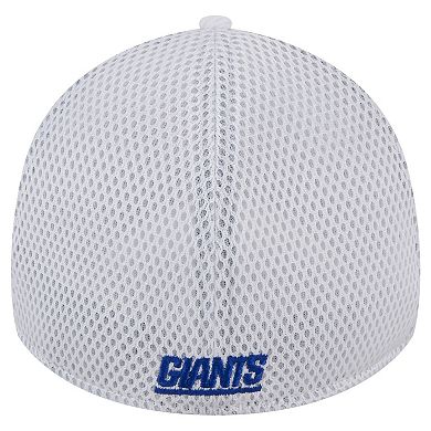 Men's New Era White New York Giants Breakers 39THIRTY Flex Hat
