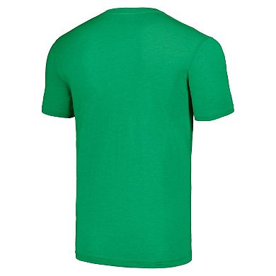 Unisex Homage Green New York Jets Helmet Tri-Blend T-Shirt