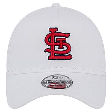 Men's New Era White St. Louis Cardinals TC A-Frame 9FORTY Adjustable Hat