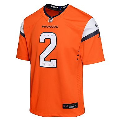 Youth Nike Patrick Surtain II Orange Denver Broncos Game Jersey