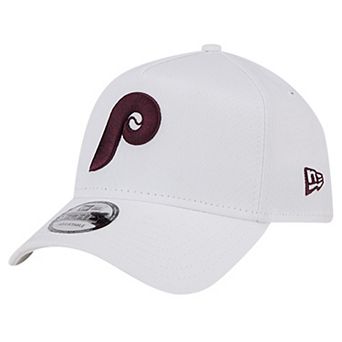 Men's New Era White Philadelphia Phillies TC A-Frame 9FORTY Adjustable Hat