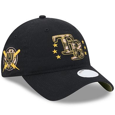 Women's New Era Black Tampa Bay Rays 2024 Armed Forces Day 9TWENTY ...