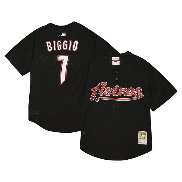 Houston Astros outlets Sz Large Mens' Vintage Biggio Tshirt Faded Black Faded