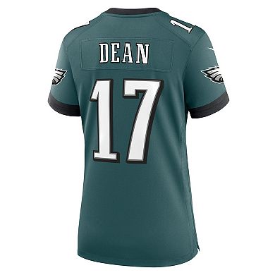 Women's Nike Nakobe Dean Midnight Green Philadelphia Eagles Team Game Jersey