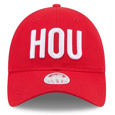 Women's New Era Red Houston Texans Hometown 9TWENTY Adjustable Hat