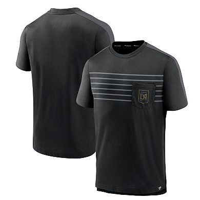 Men's Fanatics Branded Black LAFC Line Up Pocket T-Shirt