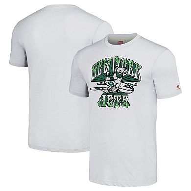Unisex Homage  White New York Jets Grateful Dead T-Shirt