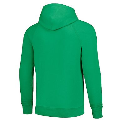 Unisex Homage Green New York Jets Helmet Tri-Blend Pullover Hoodie