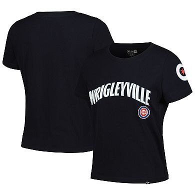 Women's New Era Navy Chicago Cubs  City Connect T-Shirt