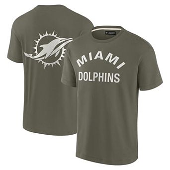 Unisex Fanatics Signature Olive Miami Dolphins Elements Super Soft Short Sleeve T-Shirt