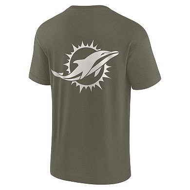 Unisex Fanatics Signature Olive Miami Dolphins Elements Super Soft Short Sleeve T-Shirt