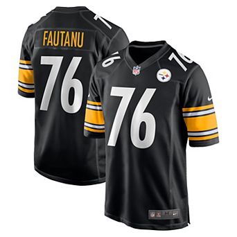 Men's Nike Troy Fautanu Black Pittsburgh Steelers Player Game Jersey