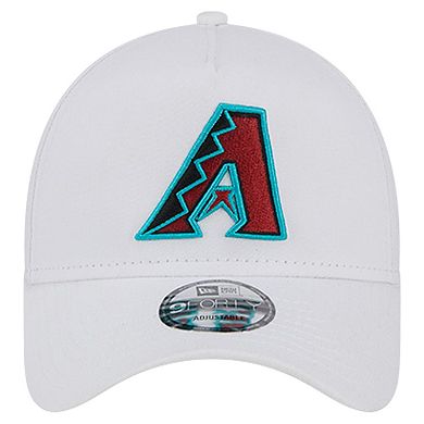 Men's New Era White Arizona Diamondbacks TC A-Frame 9FORTY Adjustable Hat