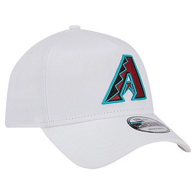 Men's New Era White Arizona Diamondbacks TC A-Frame 9FORTY Adjustable Hat