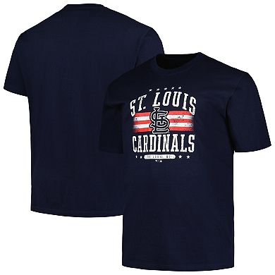 Men's Profile  Navy St. Louis Cardinals Big & Tall Americana T-Shirt