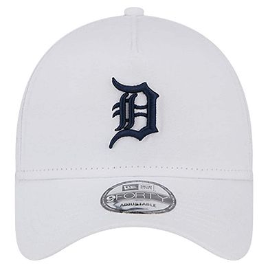 Men's New Era White Detroit Tigers TC A-Frame 9FORTY Adjustable Hat