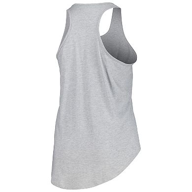 Women's Fanatics Branded Heather Gray Seattle Kraken Plus Size Racerback Tank Top
