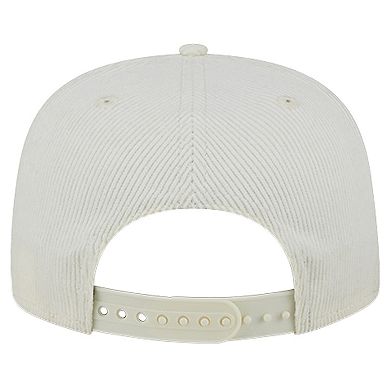 Men's New Era White Austin FC Throwback Corduroy Golfer Adjustable Hat