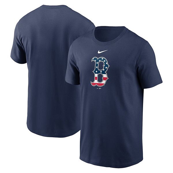 Men s Nike Navy Boston Red Sox Americana T Shirt