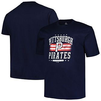 Men's Profile Navy Pittsburgh Pirates Big & Tall Americana T-Shirt