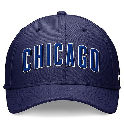 Men s Nike Royal Chicago Cubs Primetime Performance SwooshFlex Hat