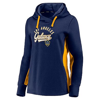 Women's Fanatics Branded Navy LA Galaxy Pullover Hoodie