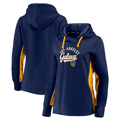 Women's Fanatics Branded Navy LA Galaxy Pullover Hoodie
