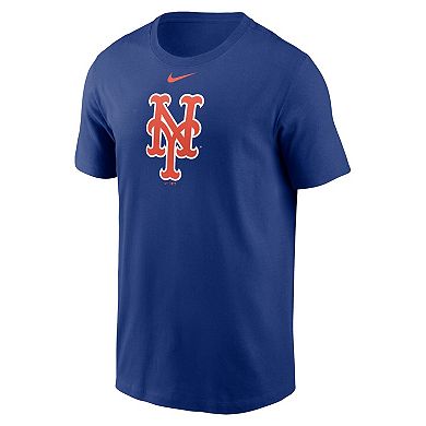 Men's Nike Royal New York Mets Fuse Logo T-Shirt