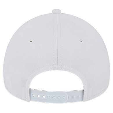 Men's New Era White Cleveland Guardians TC A-Frame 9FORTY Adjustable Hat