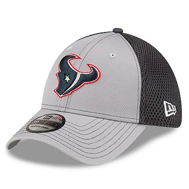 Men's New Era Gray Houston Texans Neo 39THIRTY Flex Hat
