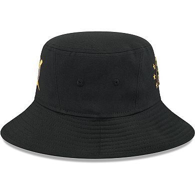 Men's New Era Black Chicago Cubs 2024 Armed Forces Day Bucket Hat