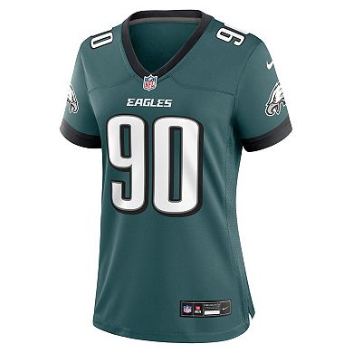 Women's Nike Jordan Davis Midnight Green Philadelphia Eagles Team Game Jersey