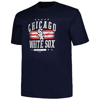 Men's Profile Navy Chicago White Sox Big & Tall Americana T-Shirt