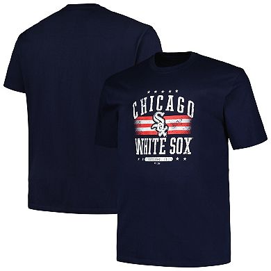 Men's Profile  Navy Chicago White Sox Big & Tall Americana T-Shirt