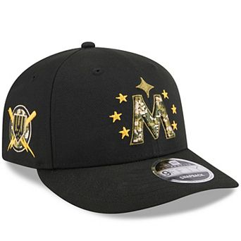 Men's New Era Black Minnesota Twins 2024 Armed Forces Day Low Profile 9FIFTY Snapback Hat