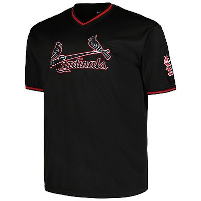 Men's Profile Black Louis Cardinals Big Tall Pop Fashion Jersey